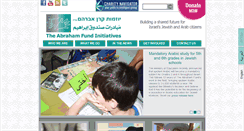Desktop Screenshot of abrahamfund.org