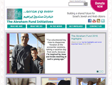 Tablet Screenshot of abrahamfund.org
